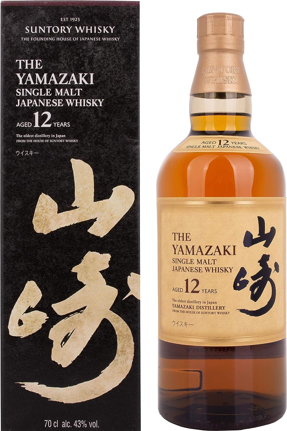 SUNTORY THE YAMAZAKI 12年 Suntory Yamazaki Single Malt Scotch 12 Years 700ml, alc.vol 43